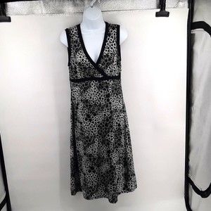 Maurices Black and White Maxi Dress